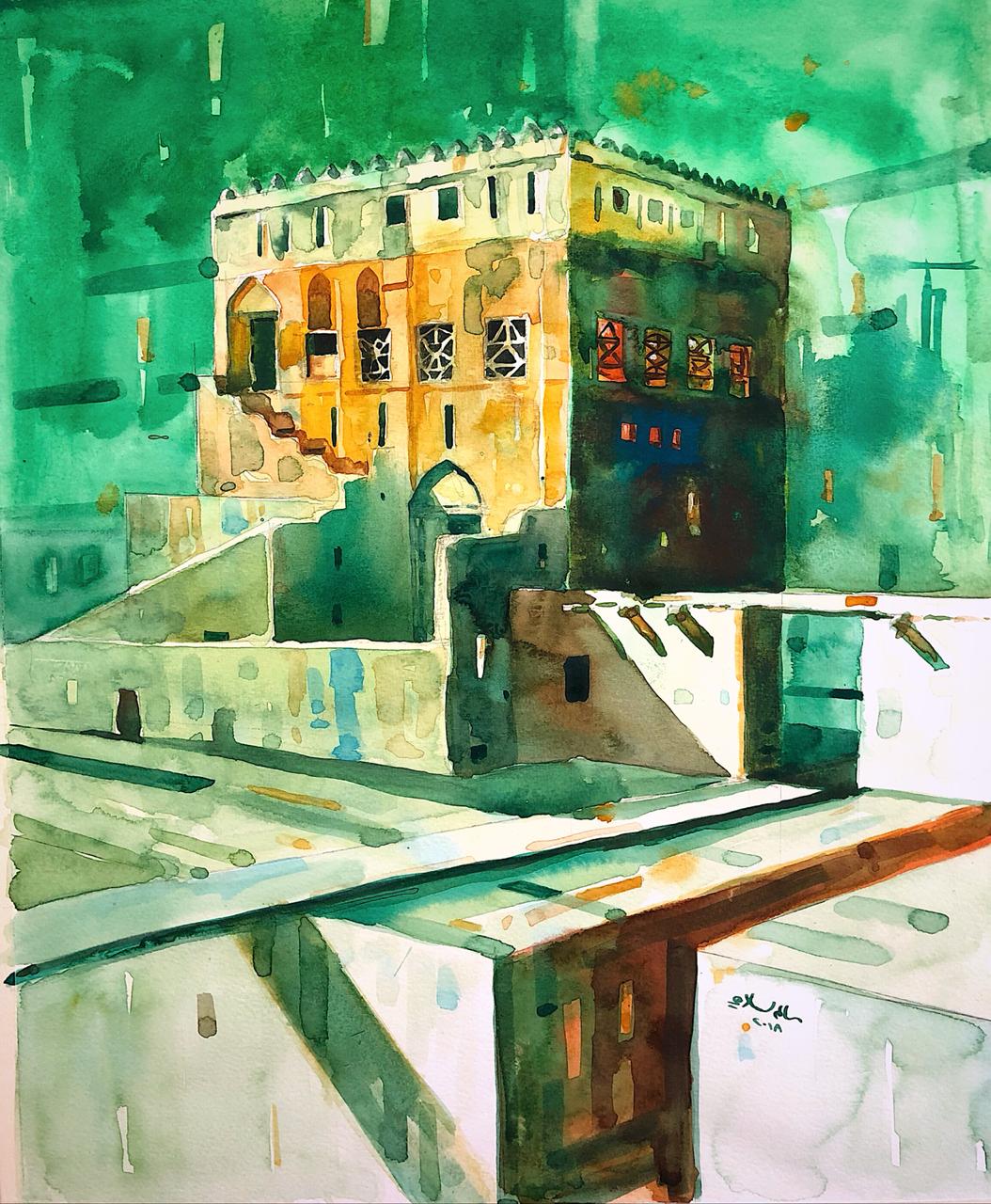 Green Fort Reflection